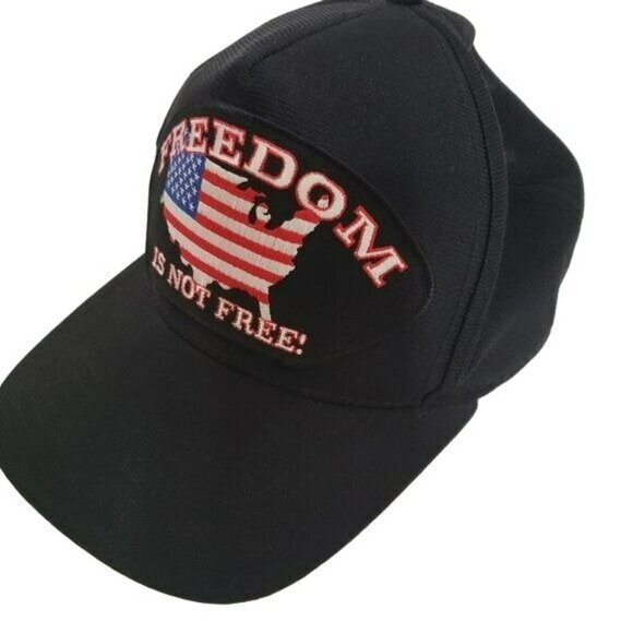 Hat Cap FREEDOM IS NOT FREE! Made in USA - Picture 6 of 6